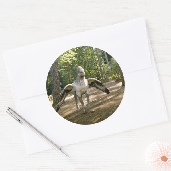 Hippogriff_Classic_Round_Sticker_3 Hippogriff Classic Round Sticker