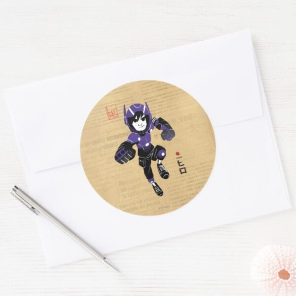 Hiro Hamada Supersuit Classic Round Sticker