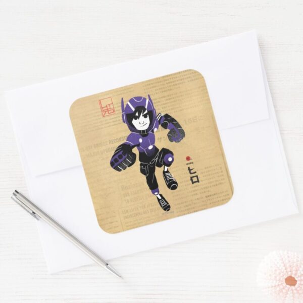 Hiro Hamada Supersuit Square Sticker