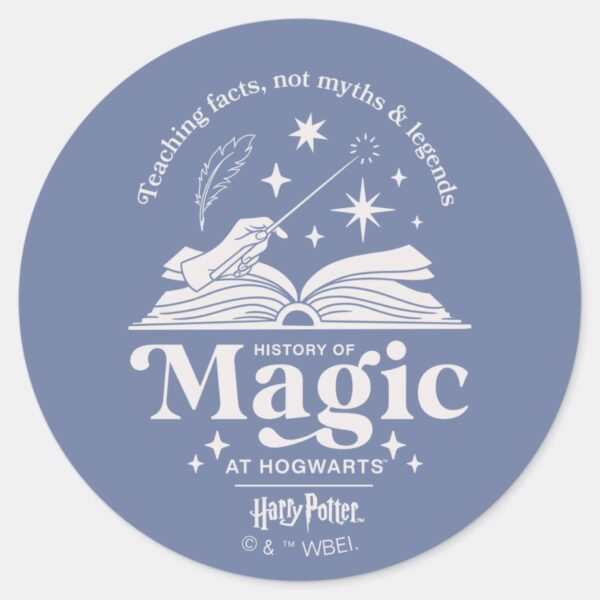 History_of_Magic_at_HOGWARTS™_Classic_Round_Sticker_1 History Of Magic At HOGWARTS™ Classic Round Sticker