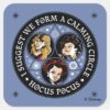 Hocus Pocus Calming Circle Spellbound Fun Square Sticker
