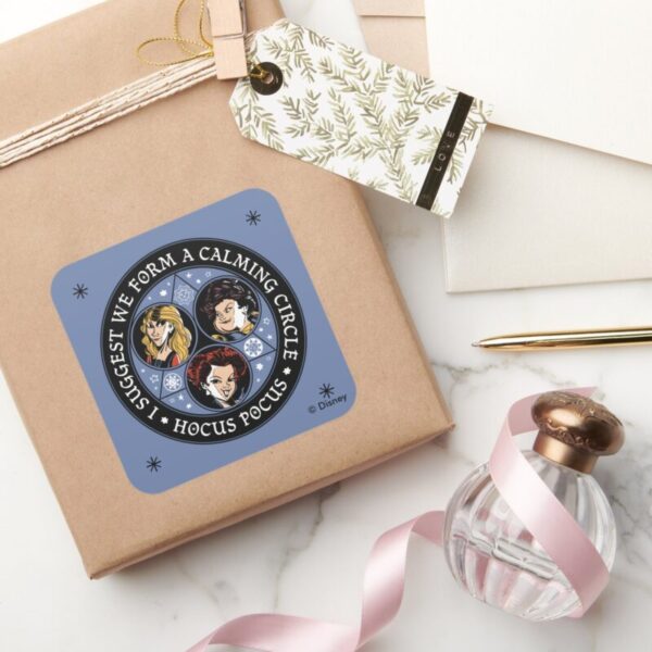 Hocus_Pocus_Calming_Circle_Spellbound_Fun_Square_Sticker_5 Hocus Pocus Calming Circle Spellbound Fun Square Sticker