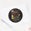 Hocus Pocus Mystical Spell Incantation Classic Round Sticker