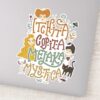 Hocus Pocus Mystical Spell Incantation Sticker