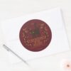 Hocus Pocus Thackery Binx Night Magic Classic Round Sticker