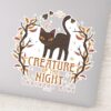 Hocus Pocus Thackery Binx Night Magic Sticker