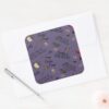 Hocus Pocus Trouble Is Brewing Pattern Square Sticker
