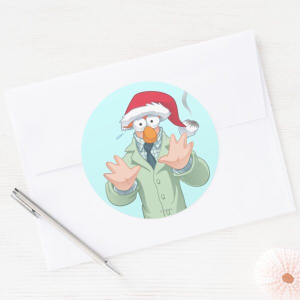 Holiday_Beaker_2_Classic_Round_Sticker_3 Holiday Beaker 2 Classic Round Sticker