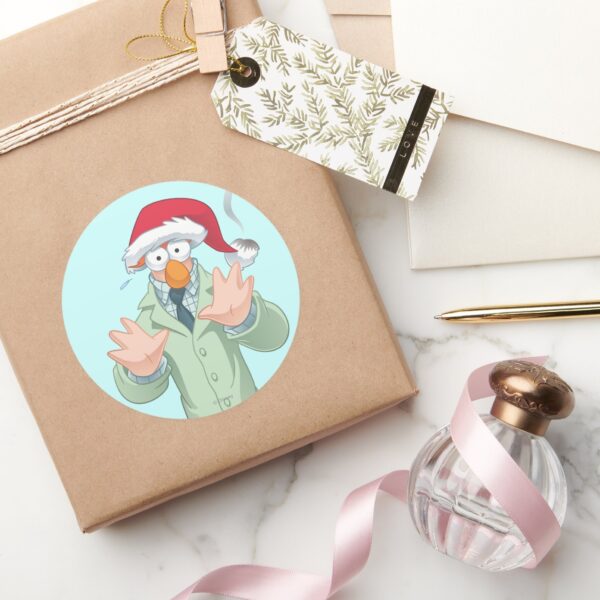 Holiday_Beaker_2_Classic_Round_Sticker_5 Holiday Beaker 2 Classic Round Sticker