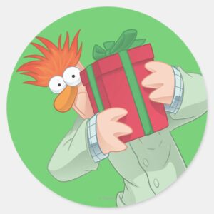 Holiday Beaker Classic Round Sticker