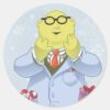 Holiday_Dr._Bunsen_Honeydew_Classic_Round_Sticker_1 Holiday Dr. Bunsen Honeydew Classic Round Sticker
