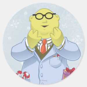 Holiday Dr. Bunsen Honeydew Classic Round Sticker