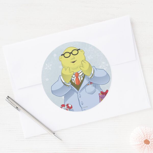 Holiday_Dr._Bunsen_Honeydew_Classic_Round_Sticker_3 Holiday Dr. Bunsen Honeydew Classic Round Sticker
