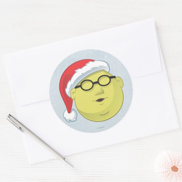 Holiday_Dr._Bunsen_Honeydew_Face_Classic_Round_Sticker_3 Holiday Dr. Bunsen Honeydew Face Classic Round Sticker