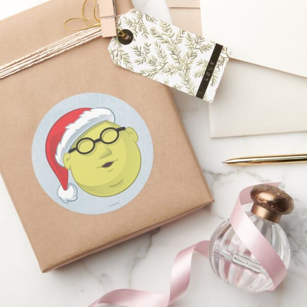 Holiday_Dr._Bunsen_Honeydew_Face_Classic_Round_Sticker_5 Holiday Dr. Bunsen Honeydew Face Classic Round Sticker