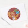 Holiday_Fozzie_the_Bear_2_Classic_Round_Sticker_3 Holiday Fozzie The Bear 2 Classic Round Sticker