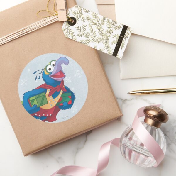 Holiday_Gonzo_Classic_Round_Sticker_5 Holiday Gonzo Classic Round Sticker