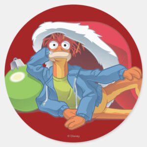 Holiday Pepe 2 Classic Round Sticker