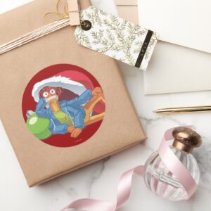 Holiday Pepe 2 Classic Round Sticker