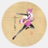 Honey Lemon On The Run Classic Round Sticker