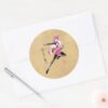 Honey Lemon On The Run Classic Round Sticker