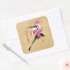 Honey Lemon On The Run Square Sticker