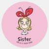 How_Grinch_Stole_Christmas___Grinch_Sister_Classic_Round_Sticker_1 How Grinch Stole Christmas Grinch Sister Classic Round Sticker