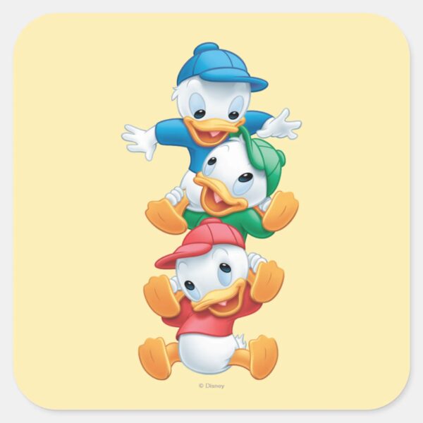 Huey,_Dewey,_and_Louie___Stacked_Square_Sticker_1 Huey Dewey And Louie Stacked Square Sticker