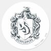 Hufflepuff_Crest_Classic_Round_Sticker_1 Hufflepuff Crest Classic Round Sticker