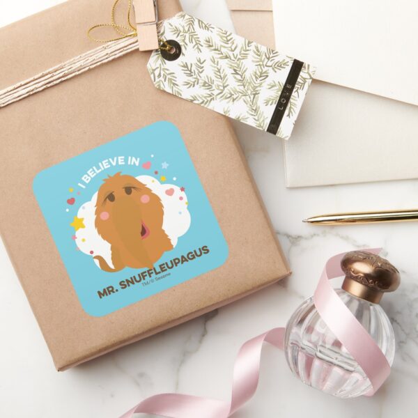 I_Believe_In_Mr._Snuffleupagus_Square_Sticker_5 I Believe In Mr. Snuffleupagus Square Sticker