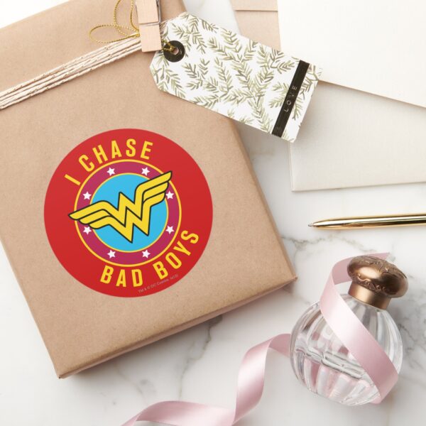 I_Chase_Bad_Boys_Classic_Round_Sticker_5 I Chase Bad Boys Classic Round Sticker