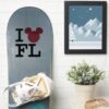 I Love Mickey Florida Sticker