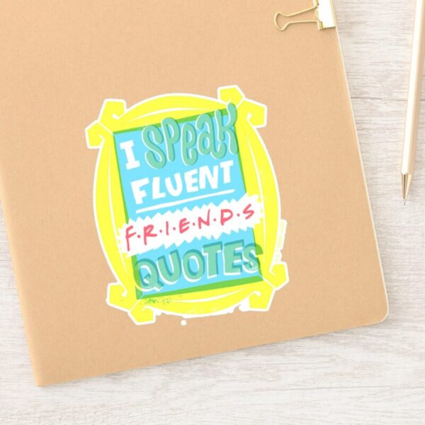 I_Speak_Fluent_FRIENDS™_Quotes_-_Peephole_Sticker_3 I Speak Fluent FRIENDS™ Quotes Peephole Sticker