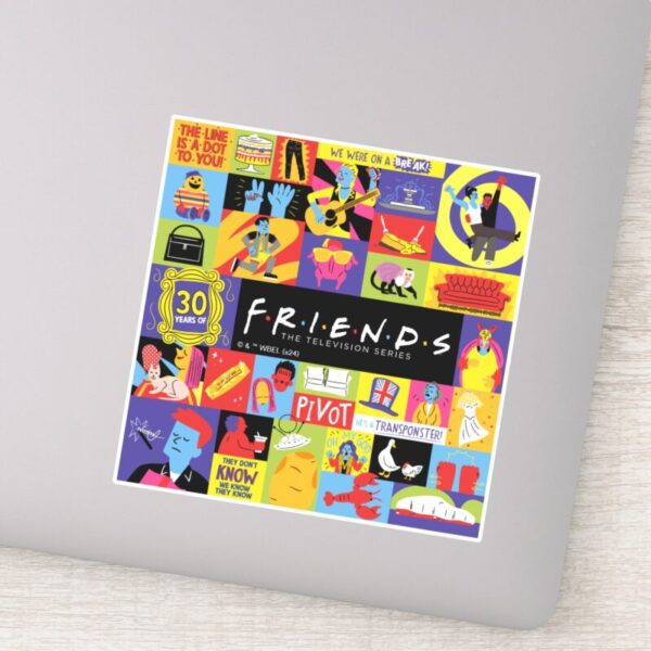 Iconic FRIENDS™ Pattern Sticker