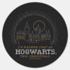 I'd_Rather_Stay_At_HOGWARTS™_Cross-Stitch_Art_Classic_Round_Sticker_1 Id Rather Stay At HOGWARTS™ Cross Stitch Art Classic Round Sticker