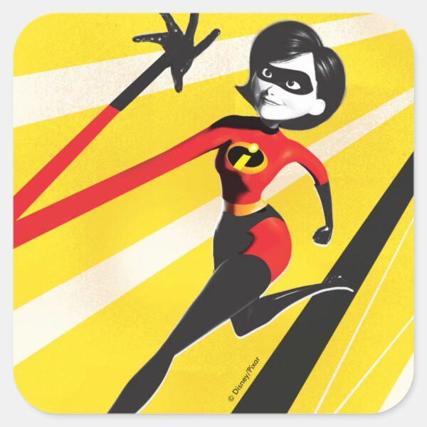 Incredibles_2___Mrs._Incredible___Elastigirl_Square_Sticker_1 Incredibles 2 Mrs. Incredible Elastigirl Square Sticker