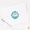 Infant Tom And Jerry Taking A Bath Classic Round Sticker