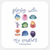 Inside Out 2 Playing With My Emotions Graphic Square Sticker