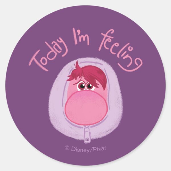 Inside_Out_2_Today_I’m_Feeling_Embarrassment_Classic_Round_Sticker_1 Inside Out 2 Today Im Feeling Embarrassment Classic Round Sticker