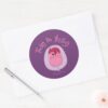 Inside Out 2 Today Im Feeling Embarrassment Classic Round Sticker