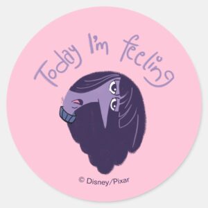 Inside Out 2 Today Im Feeling Ennui Graphic Classic Round Sticker