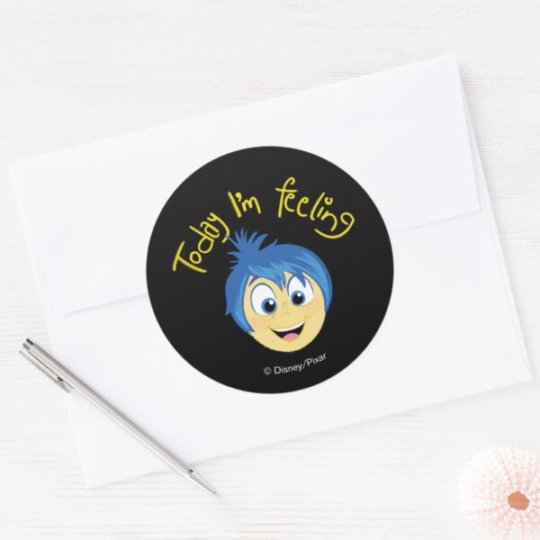 Inside Out 2 Today Im Feeling Joy Graphic Classic Round Sticker