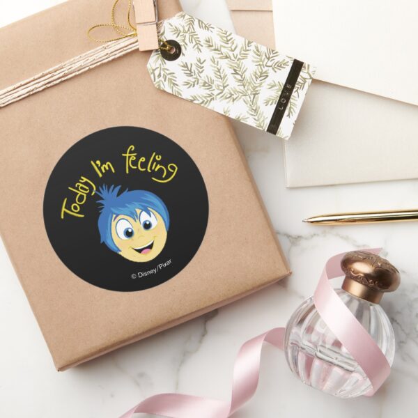 Inside Out 2 Today Im Feeling Joy Graphic Classic Round Sticker