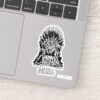 Iron Throne Icon Sticker