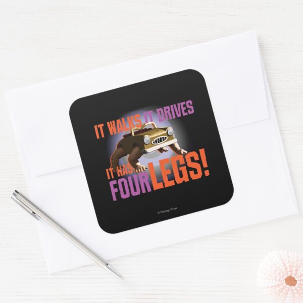 It_Walks_It_Drives_Square_Sticker_3 It Walks It Drives Square Sticker