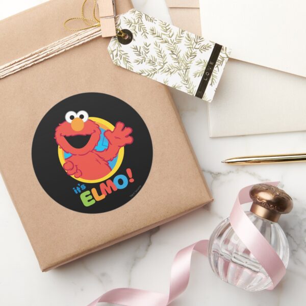 It's_Elmo_Classic_Round_Sticker_5 Its Elmo Classic Round Sticker