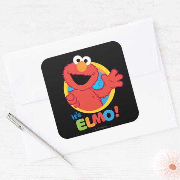 It's_Elmo_Square_Sticker_3 Its Elmo Square Sticker