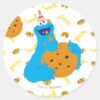 It's_a_Cookie_Party_Pattern_Classic_Round_Sticker_1 Its A Cookie Party Pattern Classic Round Sticker