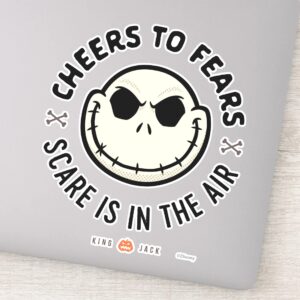 Jack Skellington Cheers To Fears Sticker