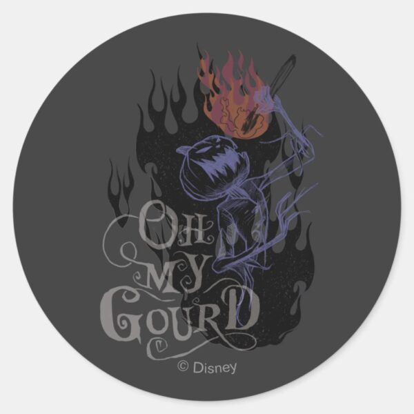 Jack_Skellington_-_Oh_My_Gourd_Classic_Round_Sticker_1 Jack Skellington Oh My Gourd Classic Round Sticker